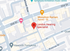 Visit London Hearing Specialist at Old Street clinic